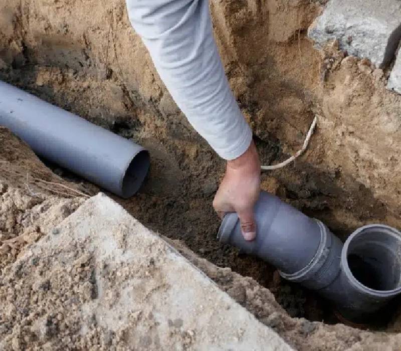 Sumner-Installing-Sewer-Pipes